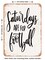 DECORATIVE METAL SIGN - Saturdays Are For Football - Vintage Rusty Look
